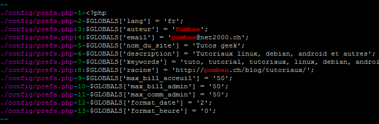 Un résultat tout de suite plus lisible